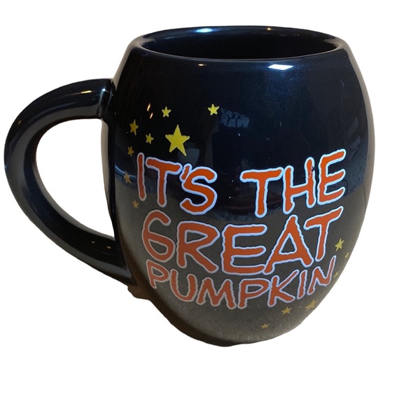 Peanuts Charlie Brown Snoopy Linus It’s The Great Pumpkin Coffee Tea Mug - Picture 3 of 7